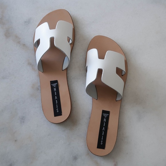 steve madden greece leather sandals